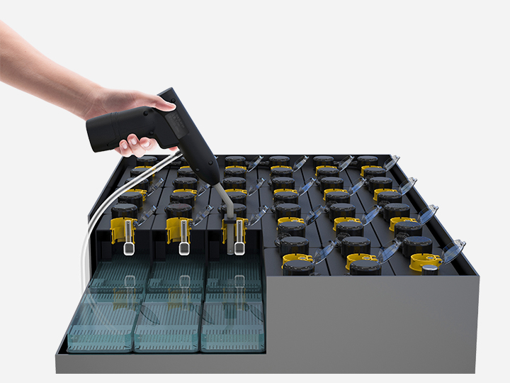 電動叉車蓄電池補(bǔ)水的操作誤區(qū)，你了解嗎？